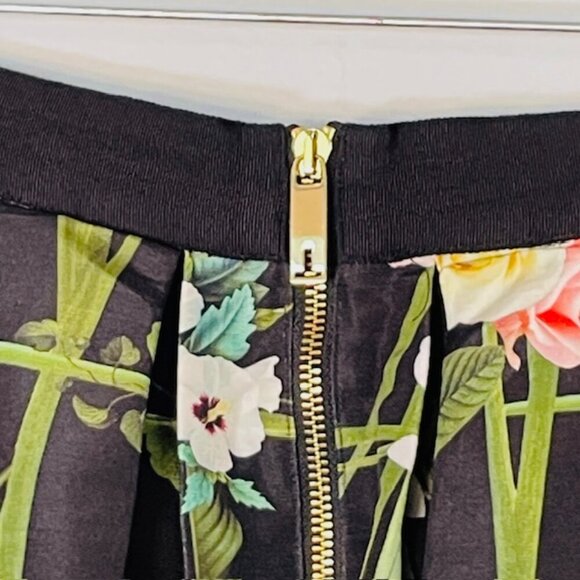 Ted Baker Floral Formal Secret Trellis Midi Full Skirt Size 3 Women's 8 - Picture 8 of 11